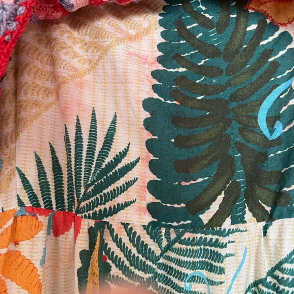 Anthropologie Farm Rio Crochet Top Mini Dress, Sundress, Size Medium - Picture 11 of 14